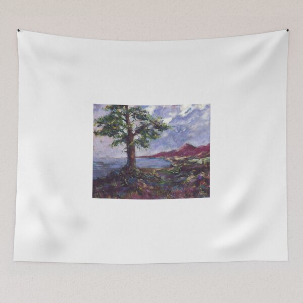 Item preview, Oil painting Landscape with mountains, Edited, #7 designed and sold by MariDaniArt.