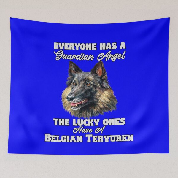 Item preview, Belgian Tervuren Dog Owner Everyone Has A Guardian Angel designed and sold by fantasticdesign.