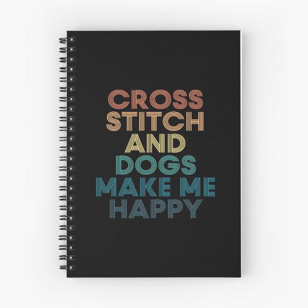 Item preview, Cross Stitch And Dogs Make Me Happy- Gift for Cross Stitch & Dogs Fans designed and sold by kindxinn.