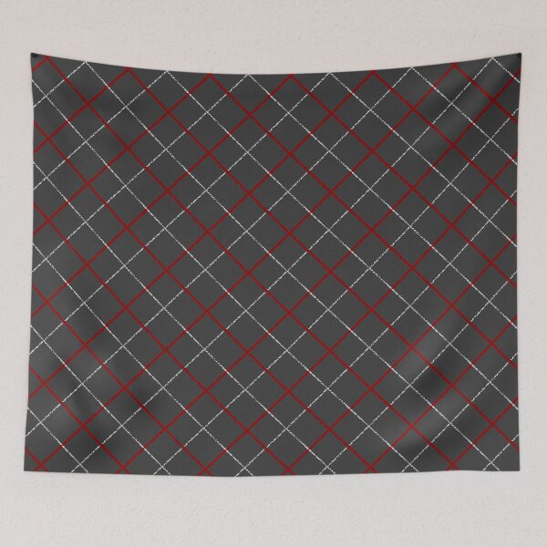 Item preview, Diamond Pattern - Grey, Red, White designed and sold by CGArtsy.