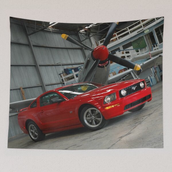 Item preview, 2005 Ford Mustang and  1940 P51-D (front) designed and sold by lizdomett.