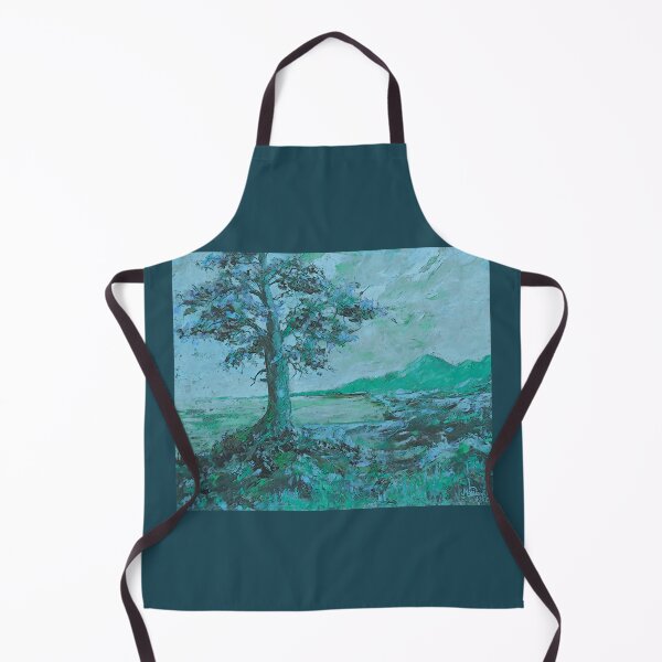 Item preview, Oil painting Landscape with mountains, Edited, #7 designed and sold by MariDaniArt.
