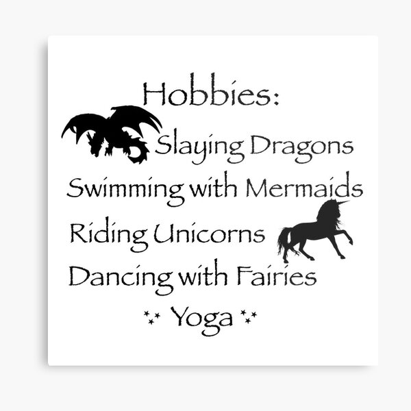 Hobbies Metal Print