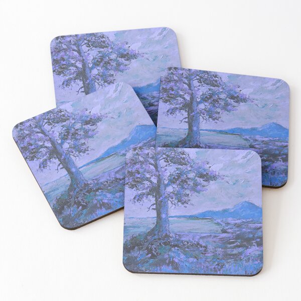 Item preview, Oil painting Landscape with mountains, Edited, #8 designed and sold by MariDaniArt.