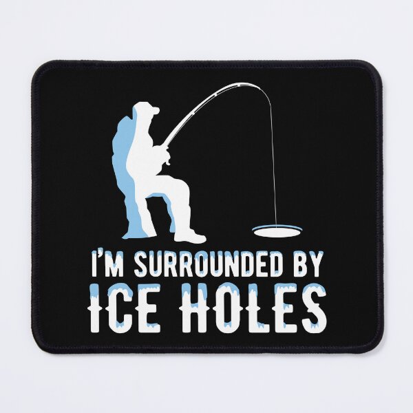 Item preview, Ice Fishing Winter Ice Holes Winter Holiday Gift designed and sold by haselshirt.