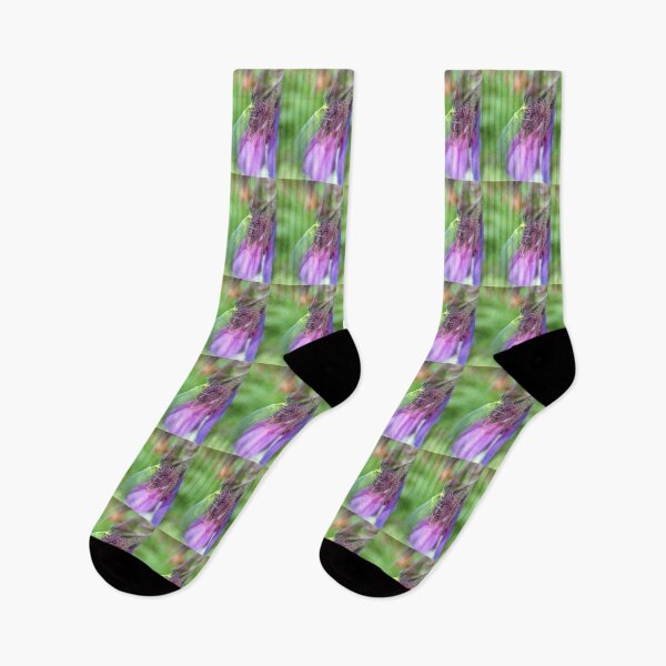 Item preview, Green lacewing on purple flower designed and sold by mthyselius.