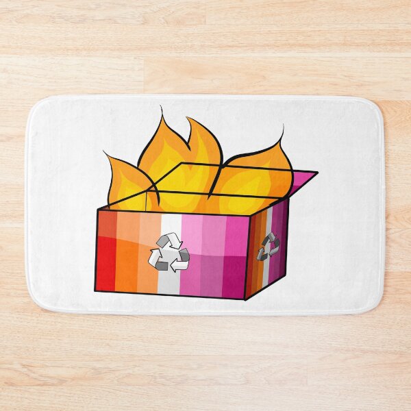 Item preview, Lesbian Pride Garbage Fire designed and sold by CJ Vanderbeek.