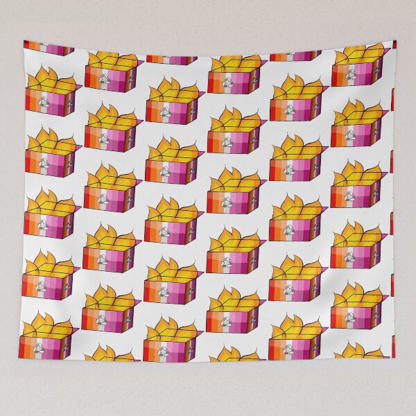 Item preview, Lesbian Pride Garbage Fire designed and sold by CJ Vanderbeek.