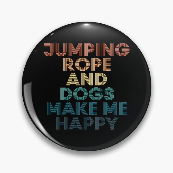 Item preview, Jumping rope And Dogs Make Me Happy- Gift for Jumping rope & Dogs Fans designed and sold by kindxinn.