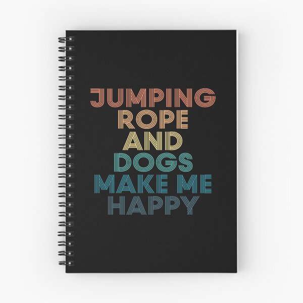 Item preview, Jumping rope And Dogs Make Me Happy- Gift for Jumping rope & Dogs Fans designed and sold by kindxinn.