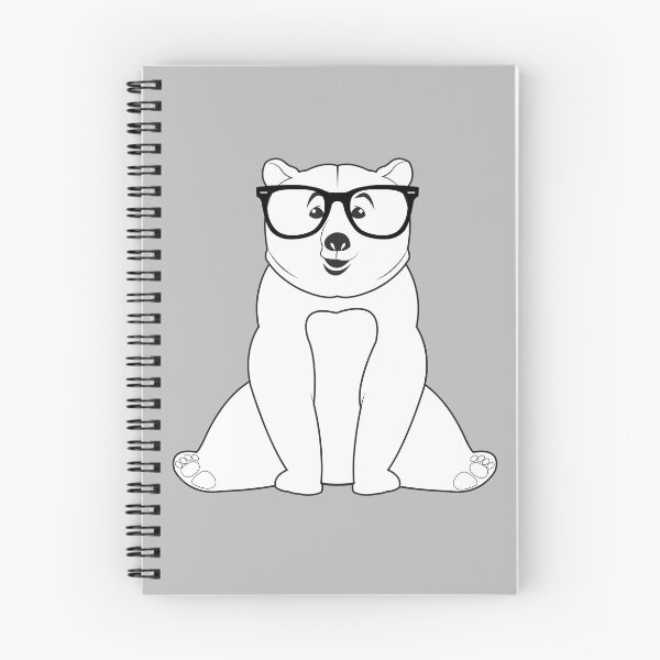 Item preview, Hipster B bear  designed and sold by KGoPrintables.