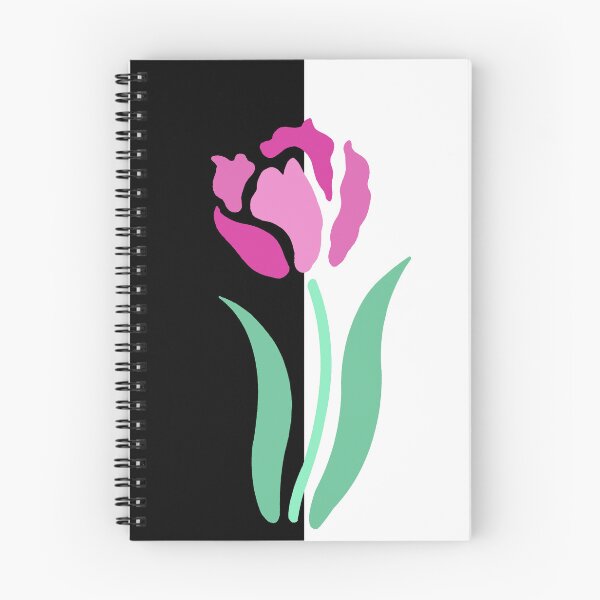 Item preview,  Pink and Green Flower on Black and White Colorblock   designed and sold by Greenbaby.