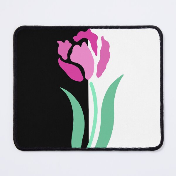 Item preview,  Pink and Green Flower on Black and White Colorblock   designed and sold by Greenbaby.
