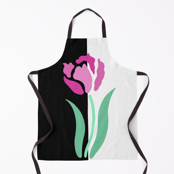 Item preview,  Pink and Green Flower on Black and White Colorblock   designed and sold by Greenbaby.