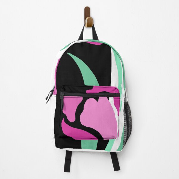 Item preview, Pink and Green Flower on Black and White Colorblock designed and sold by Greenbaby.