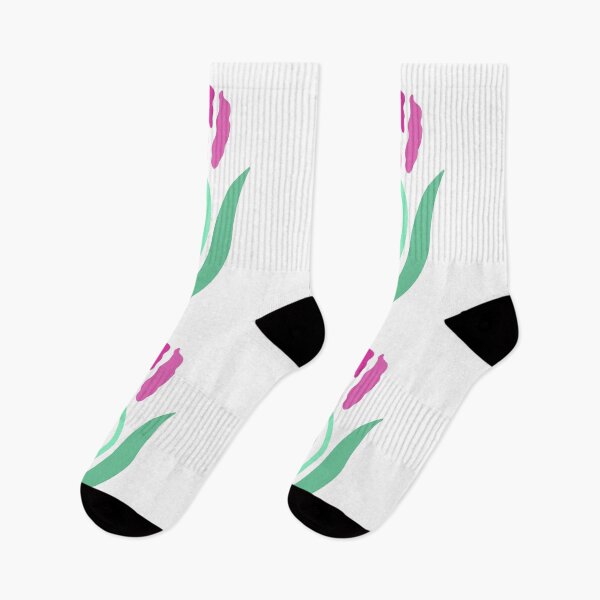 Item preview,  Pink and Green Flower on Black and White Colorblock   designed and sold by Greenbaby.