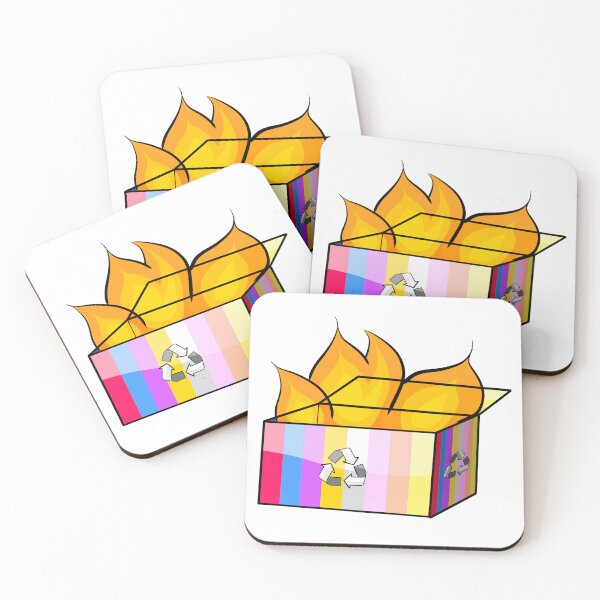 Item preview, Pangender Pride Garbage Fire designed and sold by CJ Vanderbeek.