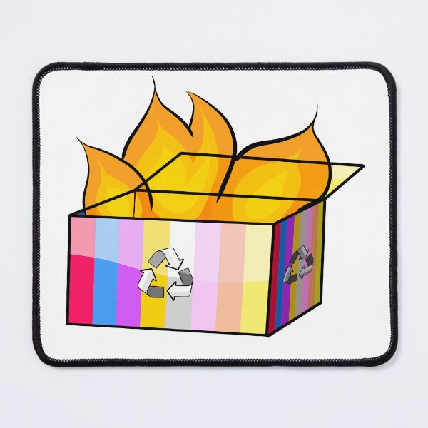 Item preview, Pangender Pride Garbage Fire designed and sold by CJ Vanderbeek.