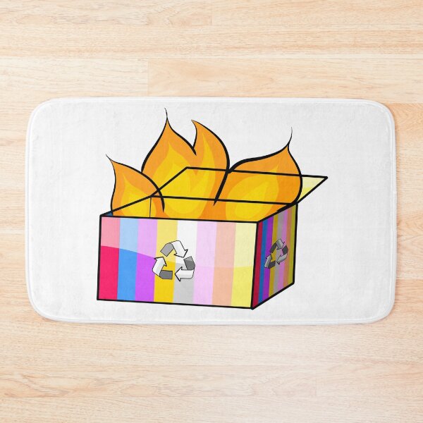 Item preview, Pangender Pride Garbage Fire designed and sold by CJ Vanderbeek.