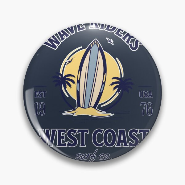 Item preview, West Coast surfers! designed and sold by GamerGeekMedia.