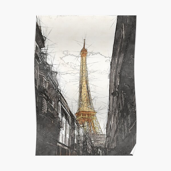Tour Eiffel, Paris Poster