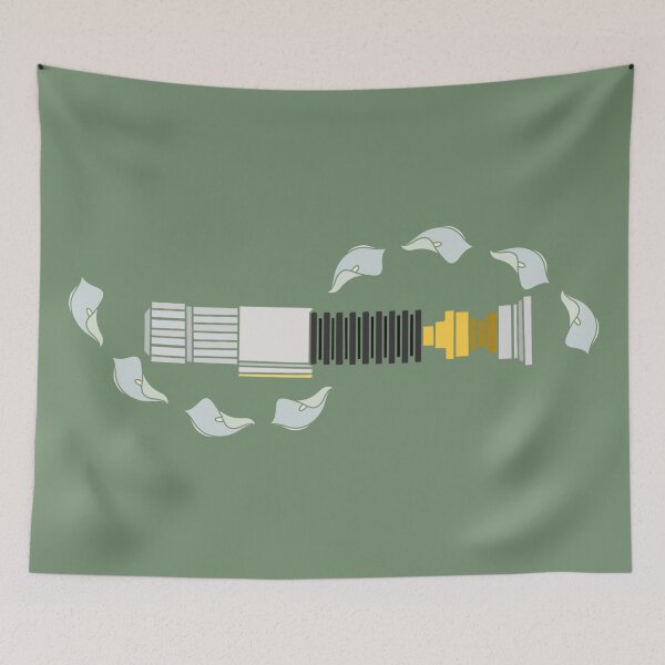 Item preview, Lightsabers and Lillies (colorized) designed and sold by HeyItsArtsy.