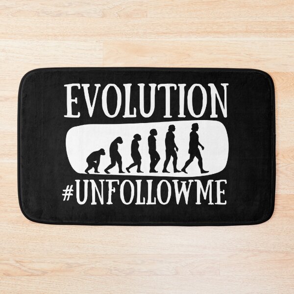 Item preview, Evolution Unfollow me  designed and sold by BoozieHumor.