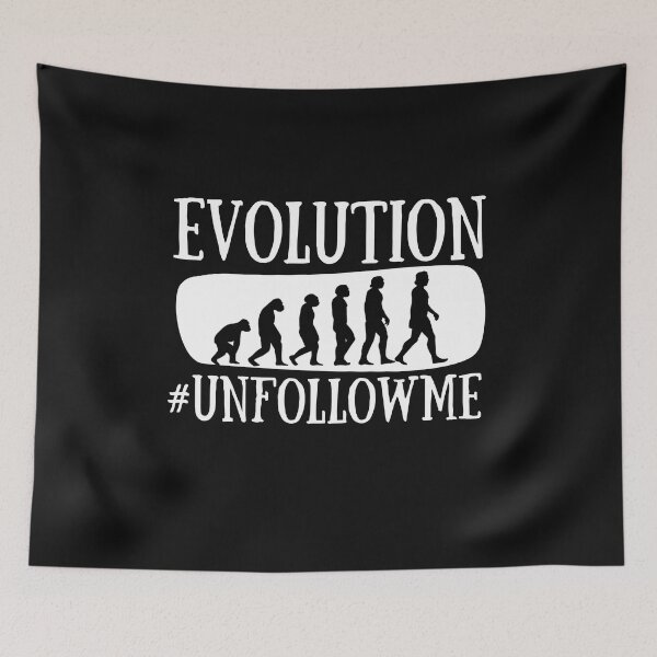 Item preview, Evolution Unfollow me  designed and sold by BoozieHumor.