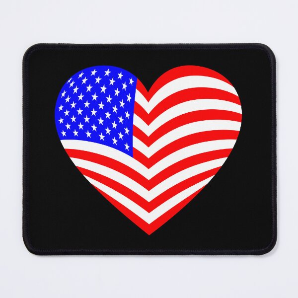 Item preview, american flag heart usa patriotic designed and sold by Gossip Rag.