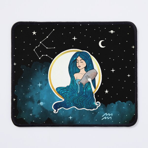 Item preview, Aquarius [Zodiac Signs] designed and sold by Studio Vickn.