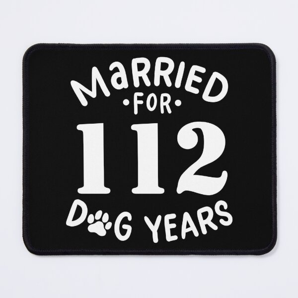 Item preview, 16th Wedding Anniversary, Married For 112 Dog Years designed and sold by haselshirt.