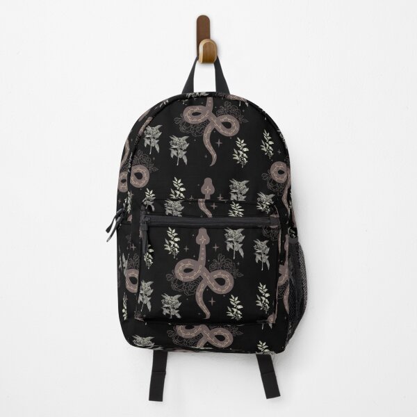 Item preview, Snake Motif With Plant Drawings Pattern Design designed and sold by EarthArtDesigns.