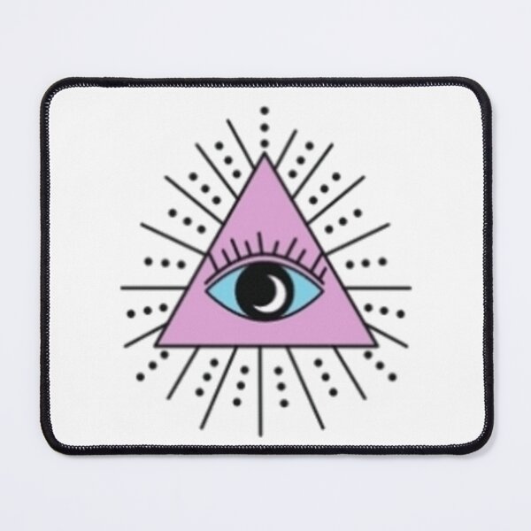 Item preview, Pink all seeing eye designed and sold by Wavytarot.