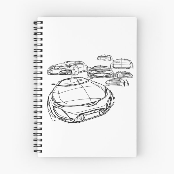 Item preview, Car design sketches designed and sold by SketchNinja.