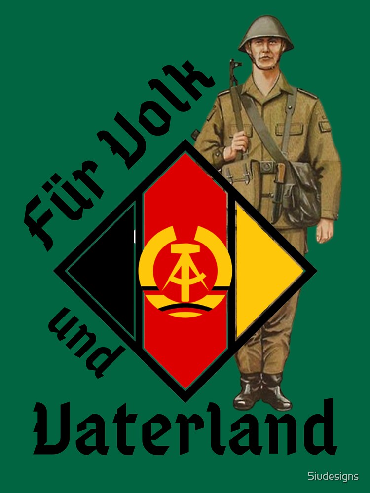 "Die NVA ,für Volk und Vaterland" TShirt von Siudesigns Redbubble