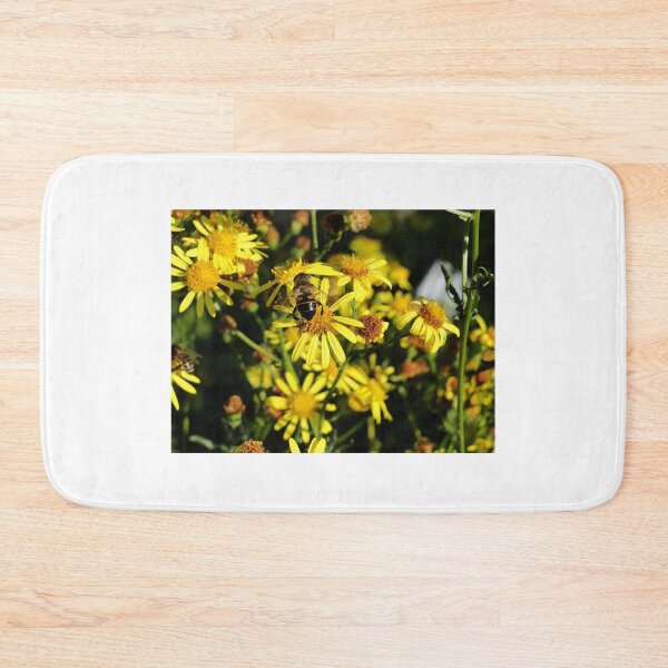 Item preview, Dronefly on yellow flowers designed and sold by mthyselius.