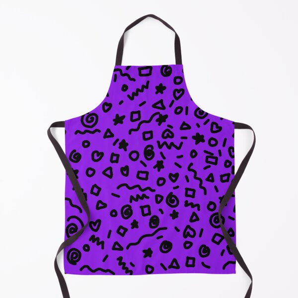 Item preview, Black and Purple Geometric Doodle designed and sold by Syd’s Shop.