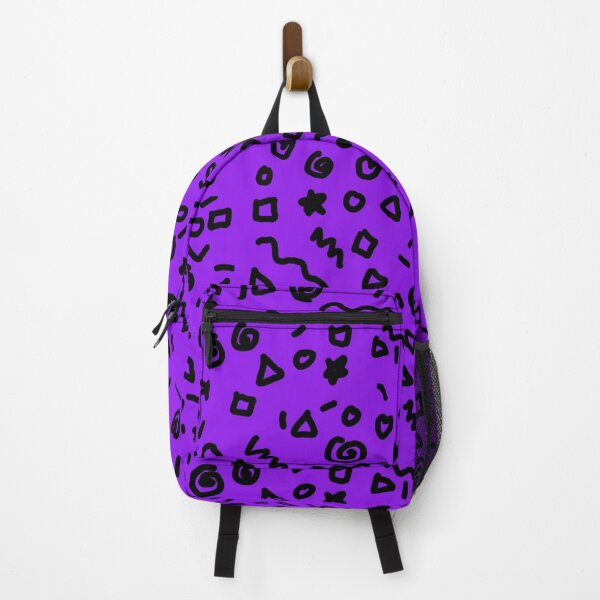 Item preview, Black and Purple Geometric Doodle designed and sold by Syd’s Shop.