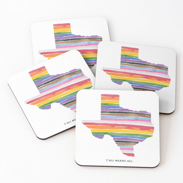 Item preview, Y'all Means All Texas Rainbow designed and sold by Laura Jane Kirton.
