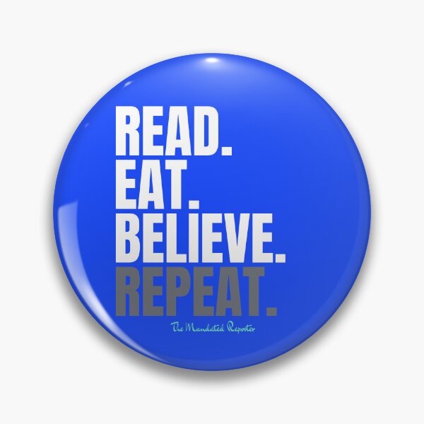 Item preview, Read, Eat, Believe, Repeat- Blue designed and sold by TheReporter1.