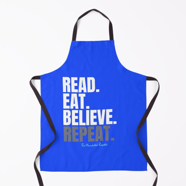Item preview, Read, Eat, Believe, Repeat- Blue designed and sold by TheReporter1.