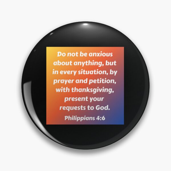 Item preview, Bible Verse Philippians 4:6 designed and sold by Prayingwarrior.