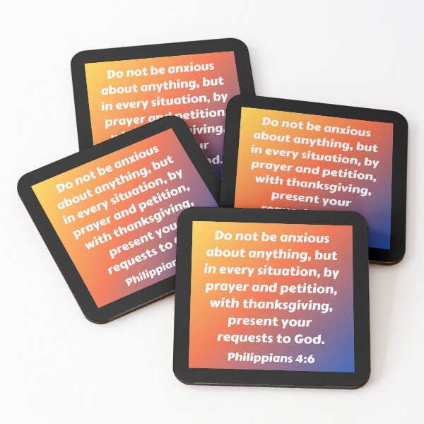 Item preview, Bible Verse Philippians 4:6 designed and sold by Prayingwarrior.
