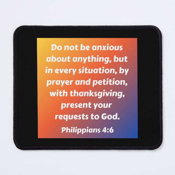 Item preview, Bible Verse Philippians 4:6 designed and sold by Prayingwarrior.