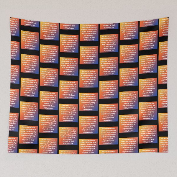 Item preview, Bible Verse Philippians 4:6 designed and sold by Prayingwarrior.