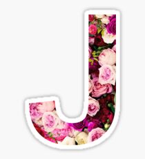 J Initial Sticker
