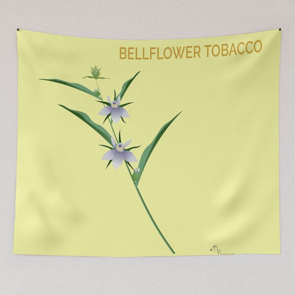 Item preview, Bellflower Tobacco designed and sold by YouAreHereArt.