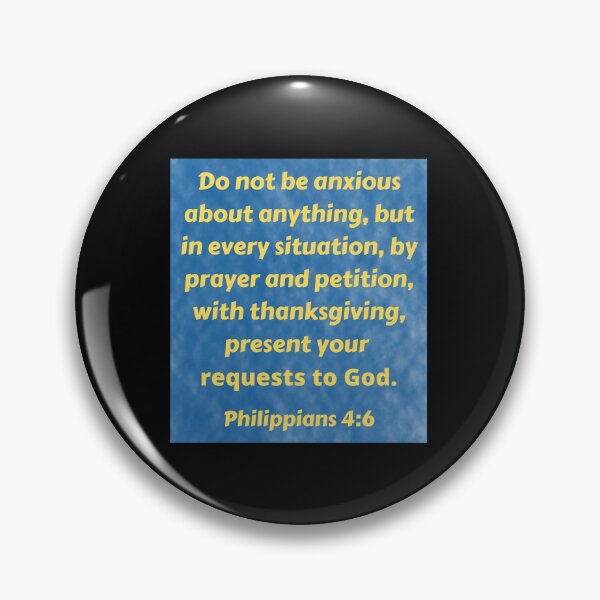 Item preview, Bible Verse Philippians 4:6 designed and sold by Prayingwarrior.