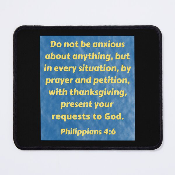 Item preview, Bible Verse Philippians 4:6 designed and sold by Prayingwarrior.