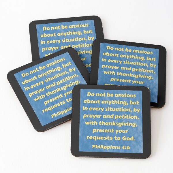 Item preview, Bible Verse Philippians 4:6 designed and sold by Prayingwarrior.